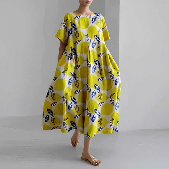 Aurora™ – Boheme Floral Kjole til en Naturlig og Romantisk Stil