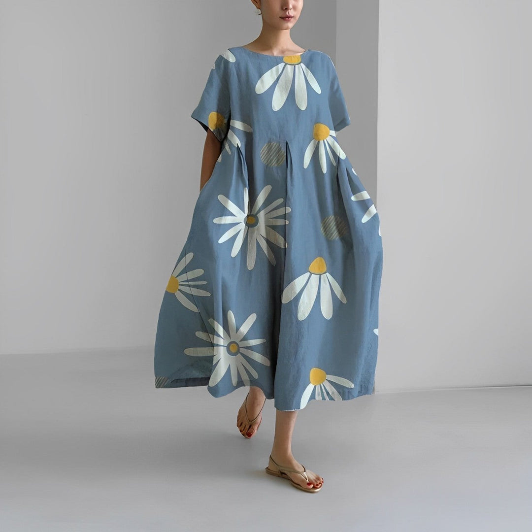 Aurora™ – Boheme Floral Kjole til en Naturlig og Romantisk Stil