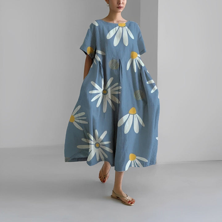 Aurora™ – Boheme Floral Kjole til en Naturlig og Romantisk Stil